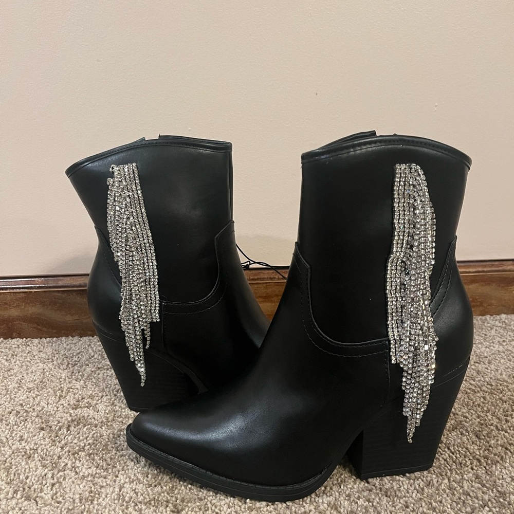 Rhinestone boots